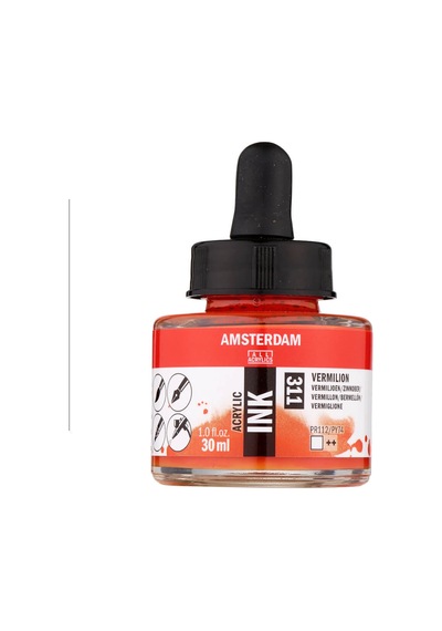 Amsterdam Akrilik Mürekkep 30 Ml Vermillion 311 Diğer