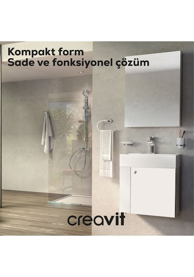 Creavit Font Lavabo Dolabı 50 Cm Beyaz