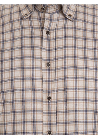 Cacharel Bej Slim Fit Uzun Kollu Gömlek 15469610