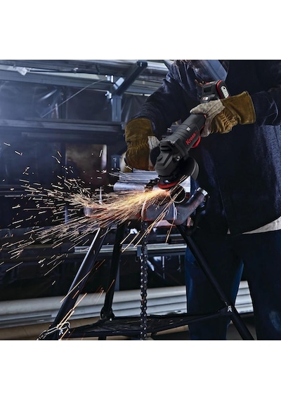 Kress KUH04.1 20 V 5.0 Ah. Li-ion Çift Akülü 125 MM Kömürsüz Profesyonel Devir Ayarlı Alttan Tetikli Avuç Taşlama