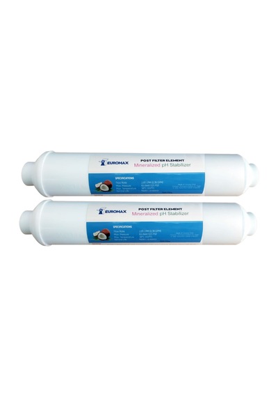 Euromax Reverse Osmosis Tezgahaltı Su Arıma Cihazı Tatlandırıcı Son Karbon Filtre 2'li
