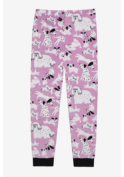 Penti Kız Çocuk Dog Family Lila Pijama Takımı Lila Lila