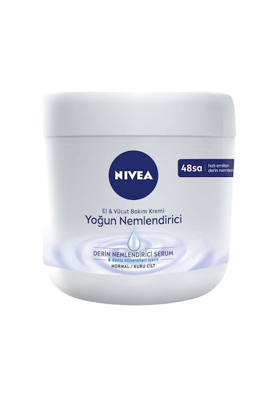 Yoğun Nemlendirici El & Vücut Bakım Kremi 400ml, Normal/kuru Ciltler 48 Saat Nemlendirme
