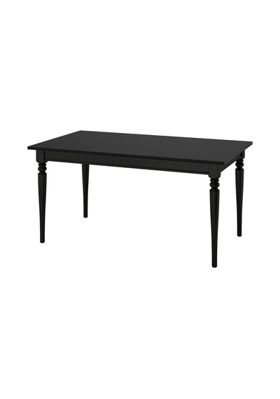 Ikea Siyah Sağlam Yemek Masası - Açılır Yemek Masası