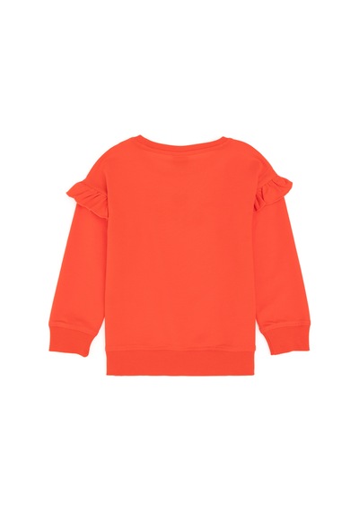 U.s. Polo Assn. Kız Çocuk Nar Çiçeği Sweatshirt 50296389-vr239 Nar Çiçeği