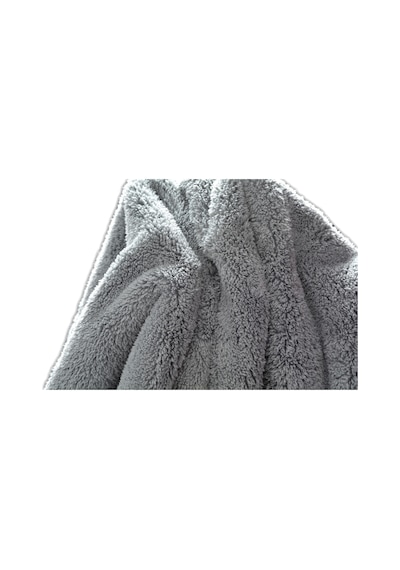 Spark 2316 Mikrofiber Peluş Oto Kurulama Bezi 60X90 Cm. Gri 1 Adet