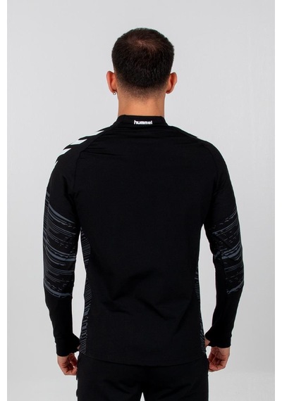 Hummel Line Antrenman Eşofman Üstü Siyah