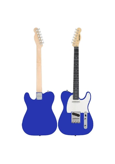 Midex Tlx-50bl Tele Kasa Maple Klavye 2 Single-coil Manyetik Elektro Gitar