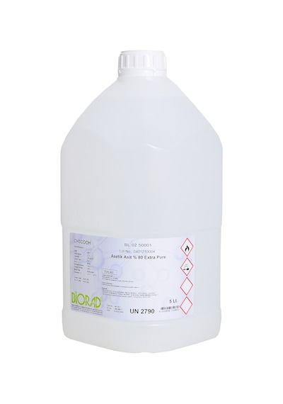 Asetik Asit %80 Ch3Cooh Sirke Ruhu E260 5 Lt Ekstra Pure Asetik Asit %80 Ch3Cooh Sirke Ruhu E260 5 Lt Ekstra Pure