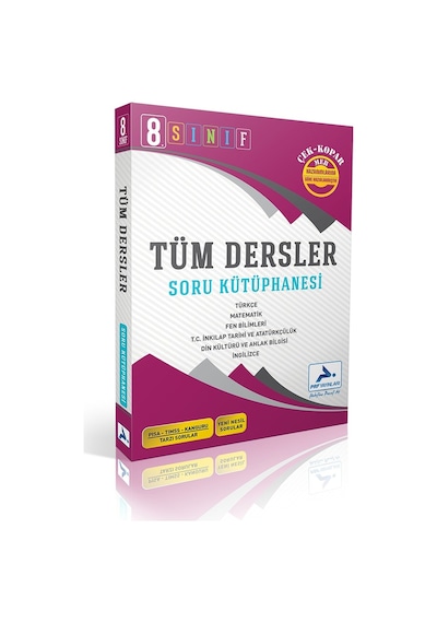 8. Sınıf Tüm Dersler Soru Kütüphanesi -  PRF Paraf Yayınları
