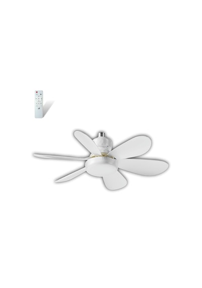 Volttrend 40w Led 6 Pervaneli Tavan Vantilatörü E27 Duylu 3 Renk Fonksiyonlu Vt-1154