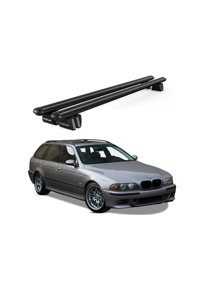 Pençe Bmw 5 Series Touring E39 1997-2000 Uyumlu Siyah Ara Atkı Port Bagaj Tavan Barı