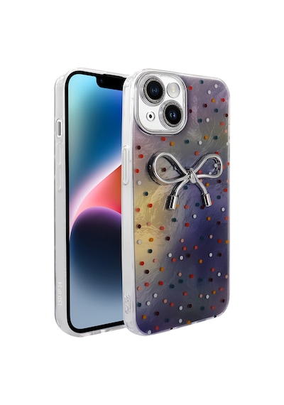 Apple Uyumlu iPhone 13 Kılıf Kamera Korumalı Figürlü Zore Ponti Silikon Kapak - Beyaz
