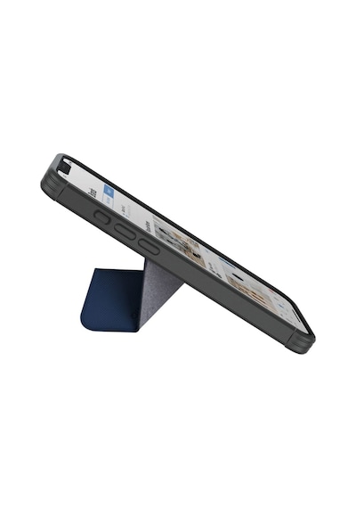 Apple Uyumlu iPhone 14 Pro Kılıf Transforma Serisi Magsafe Özellikli Magclick 3 Farklı İzleme Açısı Blue