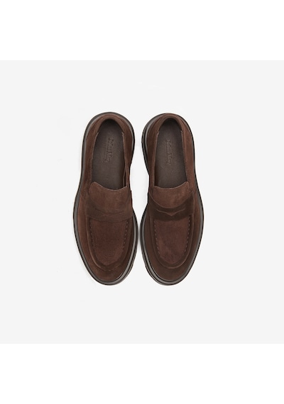 Kahve Süet Sneaker Erkek Ka-c30504 John May Munıh Kahverengi