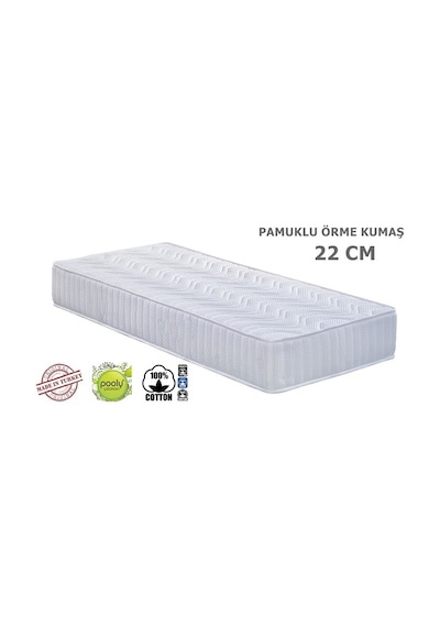 70 x 120 Pooly Ortopedik Yaylı Yatak Pamuklu Yaylı Bebek Yatağı
