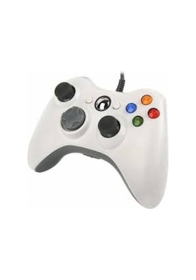 Microsoft Xbox 360 PC Uyumlu Kablolu Oyun Kolu Beyaz