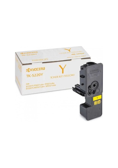 Kyocera Tk-5220Y P5021/M5521 Sarı Toner 1.200 Sayfa 1T02R