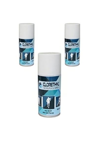 Clorethyl Soğutucu Sprey 3 x 150 ML