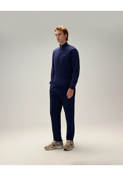 Ellesse Yarım Fermuarlı Lacivert Erkek Sweatshirt 5wm3580