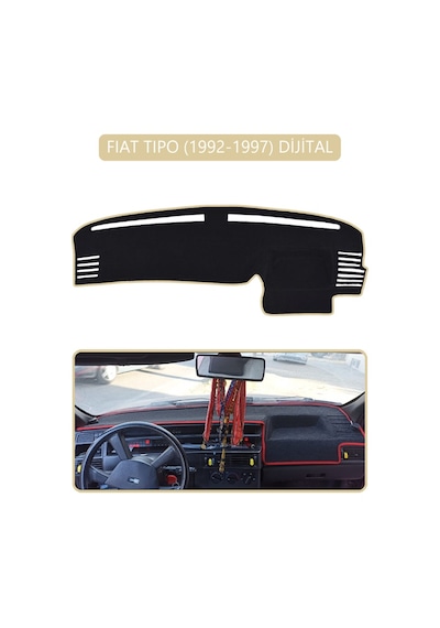Fıat Tıpo 1992-1997 Modellerine Uygun Dijitaltorpido Koruma Halısı Bej Kenar