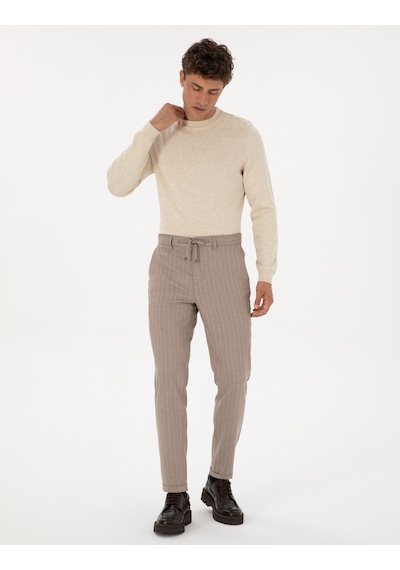 Pierre Cardin Erkek Bej Pantolon Kanvas-chino 50310891-vr011 Bej