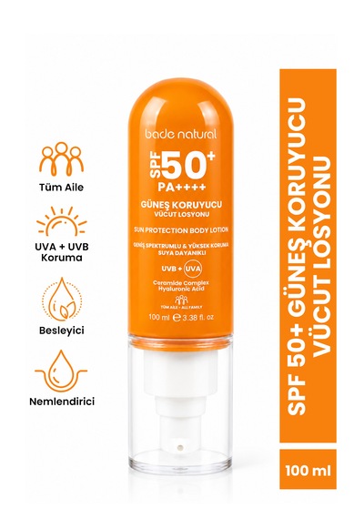 50 Spf Güneş Koruyucu Vücut Losyonu 100 Ml