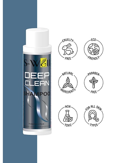 S-well Deep Clean Shampoo Protez Saç Bakım Şampuanı 400 Ml
