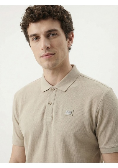 LOFT Regular Fit Erkek Polo K.kol Açık Bej