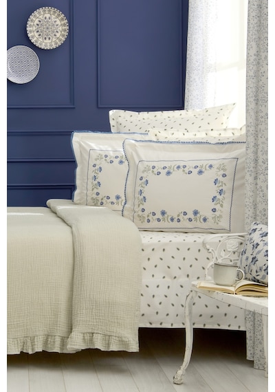 Karaca Home Noeris %100 Pamuk Nish Set Çift Kişilik Pike Takımı Multicolour Çok Renkli