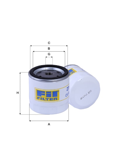 Fil Filtre ZP 07 Lombardini 011.542 / 270.2175.028 Yağ Filtresi