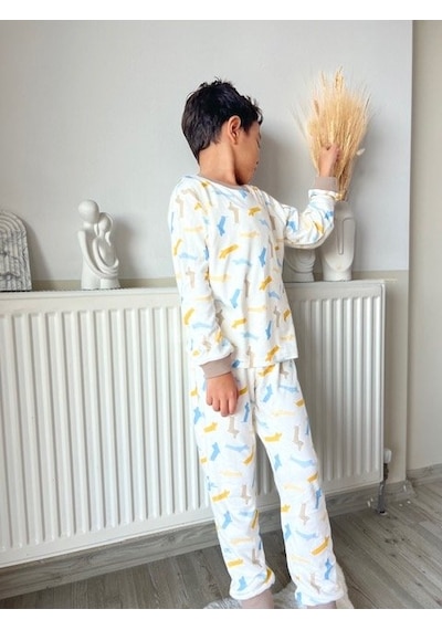 Key Kids Modal Köpekli Pijama Takımı 2-10 Yaş Çok Renkli