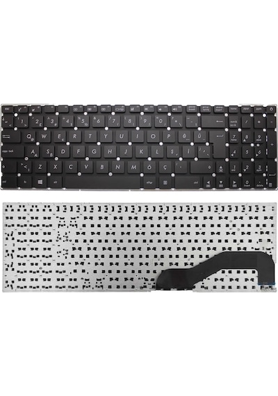 Notebook Klavye - Siyah - Asus Mp-13k96cu-9209 Muadili İle Uyumlu