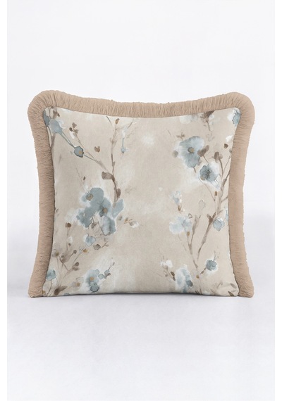 Çiçekli Soft Tonlu Saçaklı Yastık Kılıfı - Romantik Botanik Boho Bej Vizon Püsküllü Kırlent Kılıfı Sessiz Ufuk Serenat Çiçekli Soft Tonlu Saçaklı Yastık Kılıfı - Romantik Botanik Boho Bej Vizon Püsküllü Kırlent Kılıfı Sessiz Ufuk Serenat