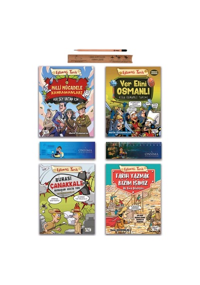 Eğlenceli Bilgi Milli Mücadele Kahramanları - Ver Eli Osmanlı - Tarih Yazmak Bizim İşimiz Set 4 Kitap