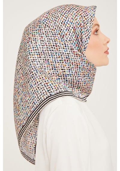 Armine İpek Eşarp Nostalji - 9013-04 Ekru Twill 04