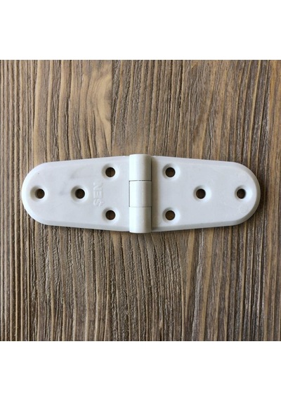 Plastik Oval Menteşe 11cm 2 Adet Beyaz Diğer