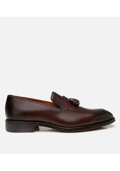 Hotiç Erkek Deri Siyah Püskül Detaylı Klasik Loafer