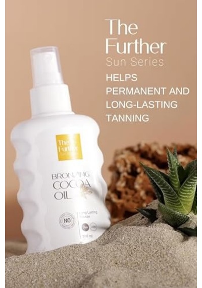 Tanning Cocoa Oil Long-lasting Spray Form 200 Ml