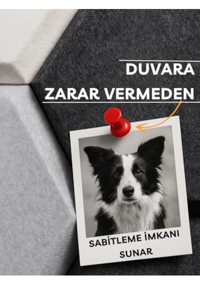 Beylini 12'li Akustik Panel Keçe Kendinden Yapışkanlı Duvar Kaplama Ses Ve Isı Yalıtım Duvar Kaplama 10 Mm Kalınlık 26x30 Cm Karışık