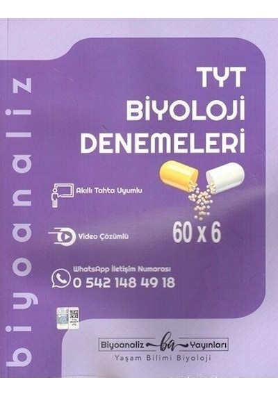 Tyt Biyoloji Denemeleri Biyoanaliz Yayınları
