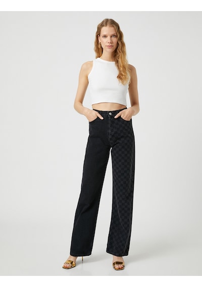 Koton Renk Bloklu Kot Pantolon Düz Paça - Nora Jean Siyah 3sal40134md 3sal40134mdblk Siyah Koton Renk Bloklu Kot Pantolon Düz Paça - Nora Jean Siyah 3sal40134md 3sal40134mdblk Siyah