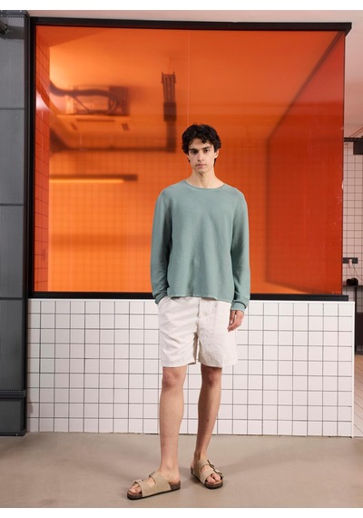 Gmg Fırenze Gu24mfw04052 Mint Erkek Bisiklet Yaka Slim Fit Triko Kazak