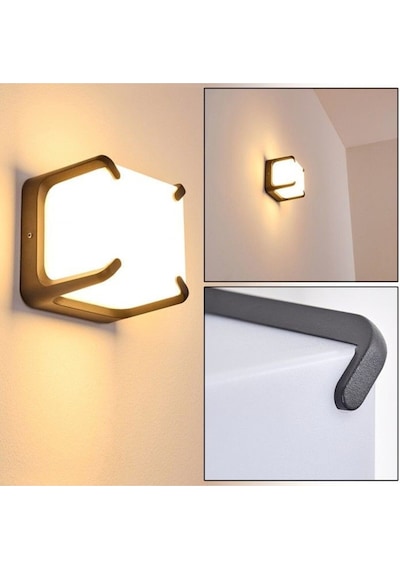 Octopus 18 Watt Günışığı Ledli Dış Mekan, Nemli Alan, Balkon, Banyo, Teras, Bahçe, Veranda Apliği Vizon