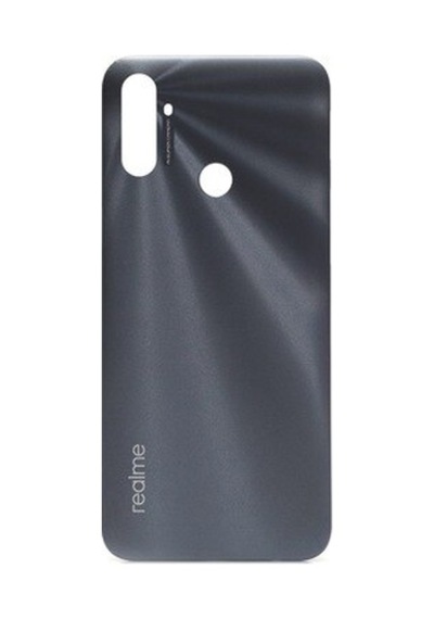 Oppo Realme C3 Arka Kapak Pil Batarya Kapağı Siyah