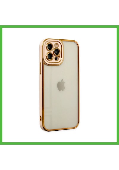 Vaveni İphone 12 Pro Max Kılıf Liva Lens Silikon - Rose Arz