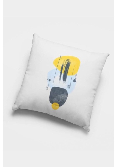 Sarı Modern Çift Taraflı 4'lü Set Kırlent Kılıfı 4kr060n11