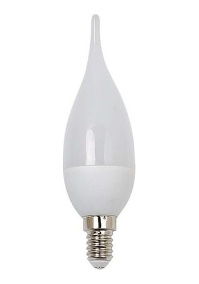 1 Adet Çok Kaliteli E14 Duy 5 Watt, 4200 Kelvin Beyaz Işık Led Ampul, Avize, Şamdan Ampulü Mum Ampul