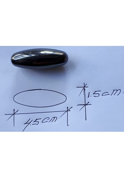 Mıknatıs Oval 10 Adetli Paket 1.50 Cm X 4.50 Cm Oval