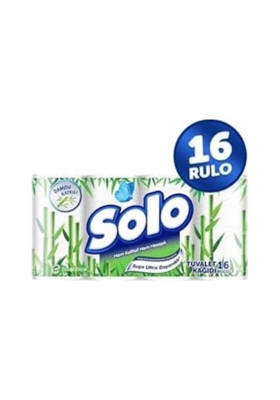Solo Tuvalet Kağıdı Bambu Katkılı 16'lı